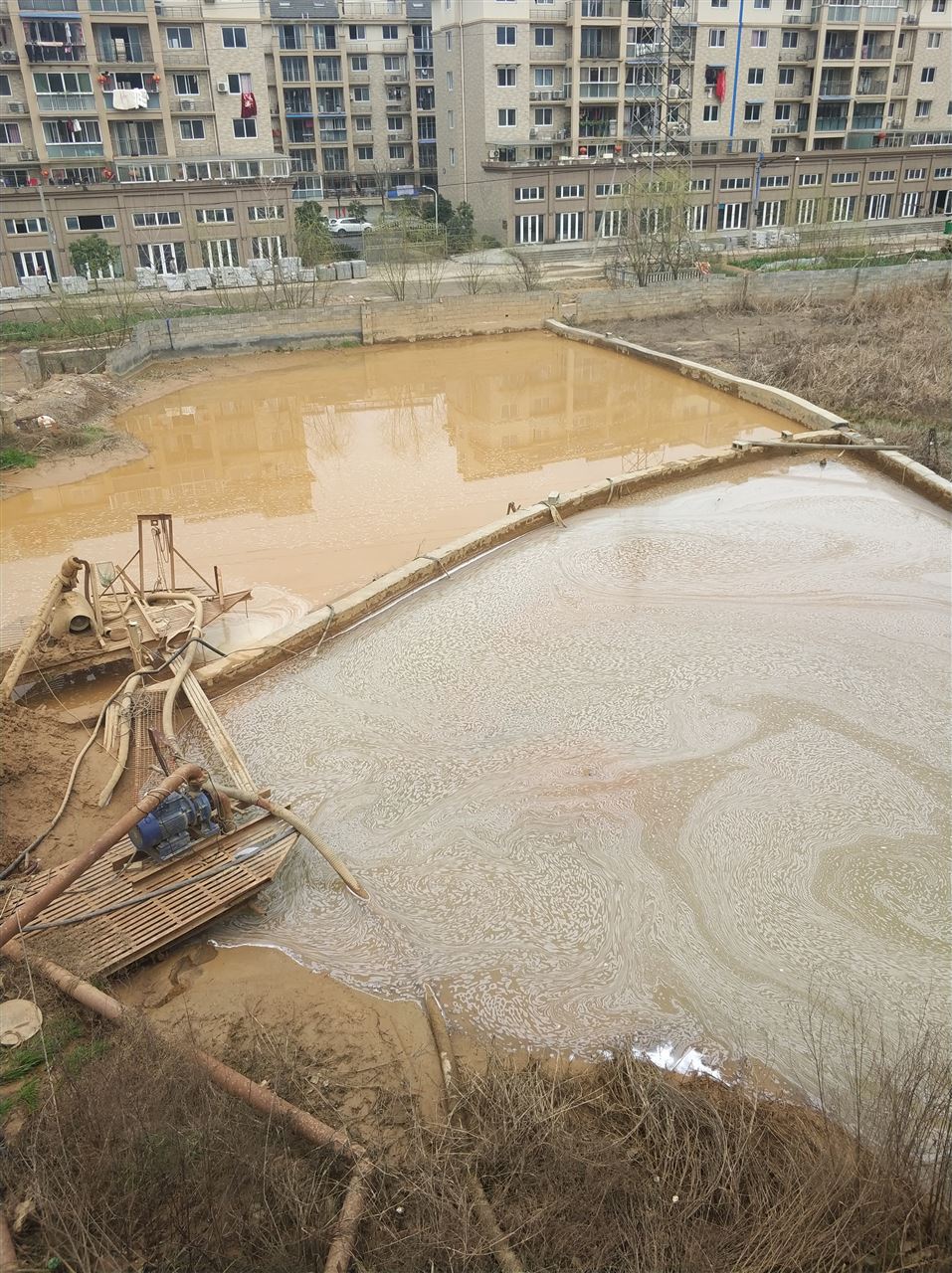 七叉镇沉淀池淤泥清理-厂区废水池淤泥清淤