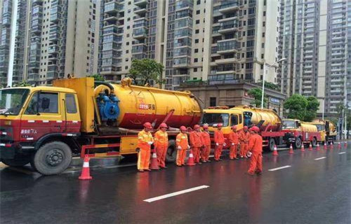 七叉镇市政管道清淤