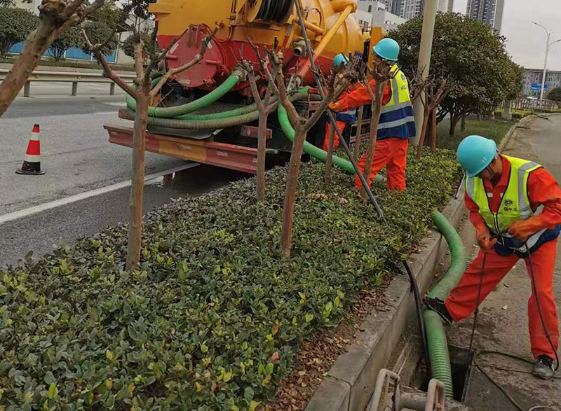七叉镇市政管道清淤